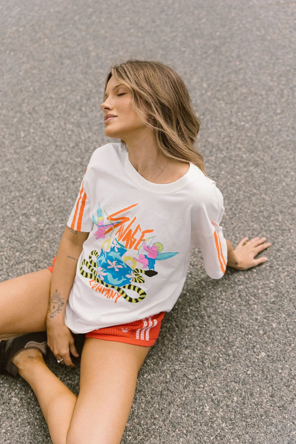 TK Savage Company White Adult Oversized Tee.jpg