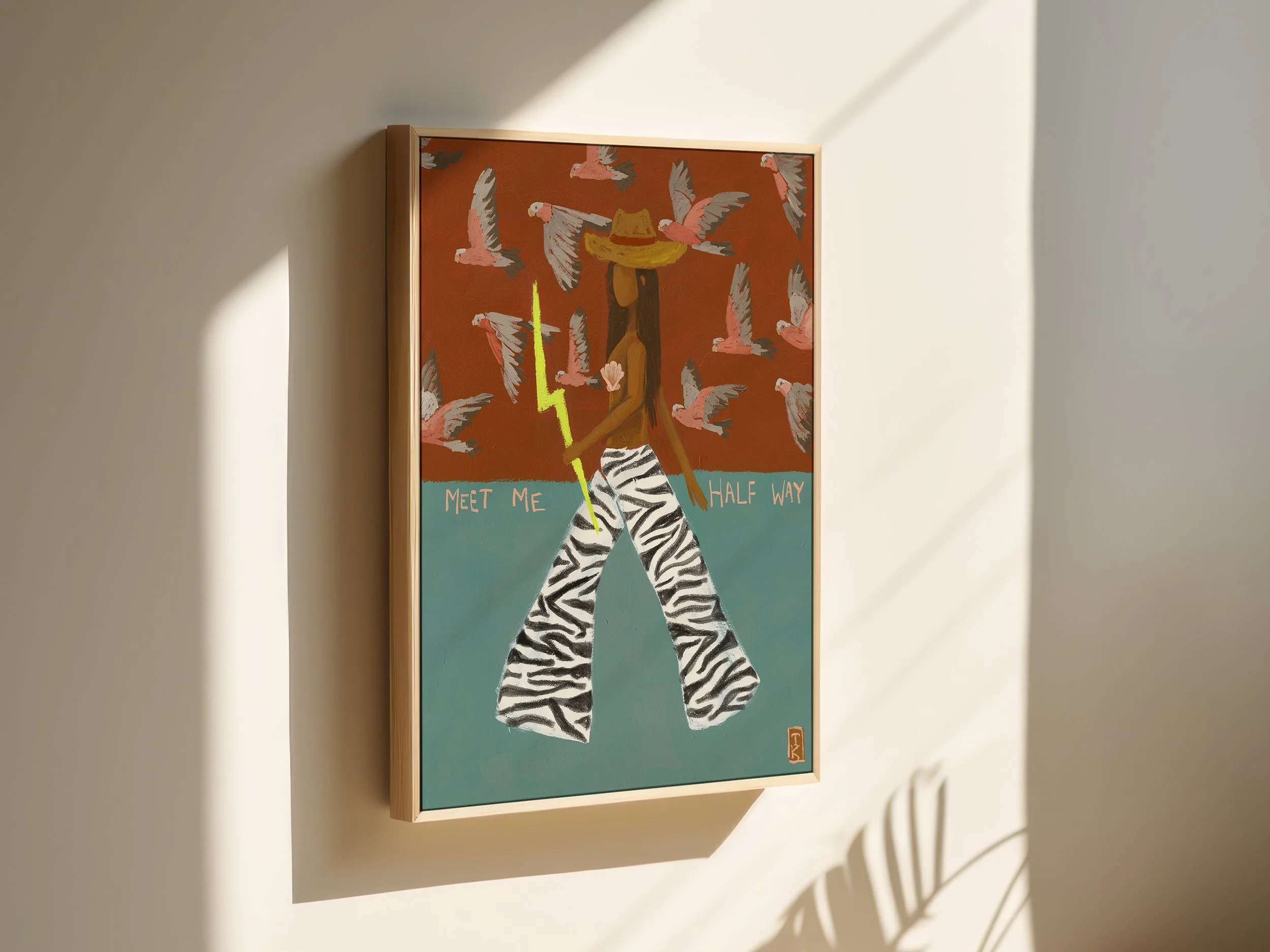 MEET ME HALF WAY CANVAS PRINT