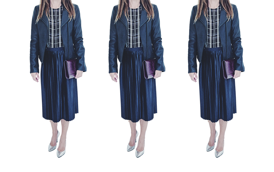 Shiny Blue Blazer Blue Skirt.png