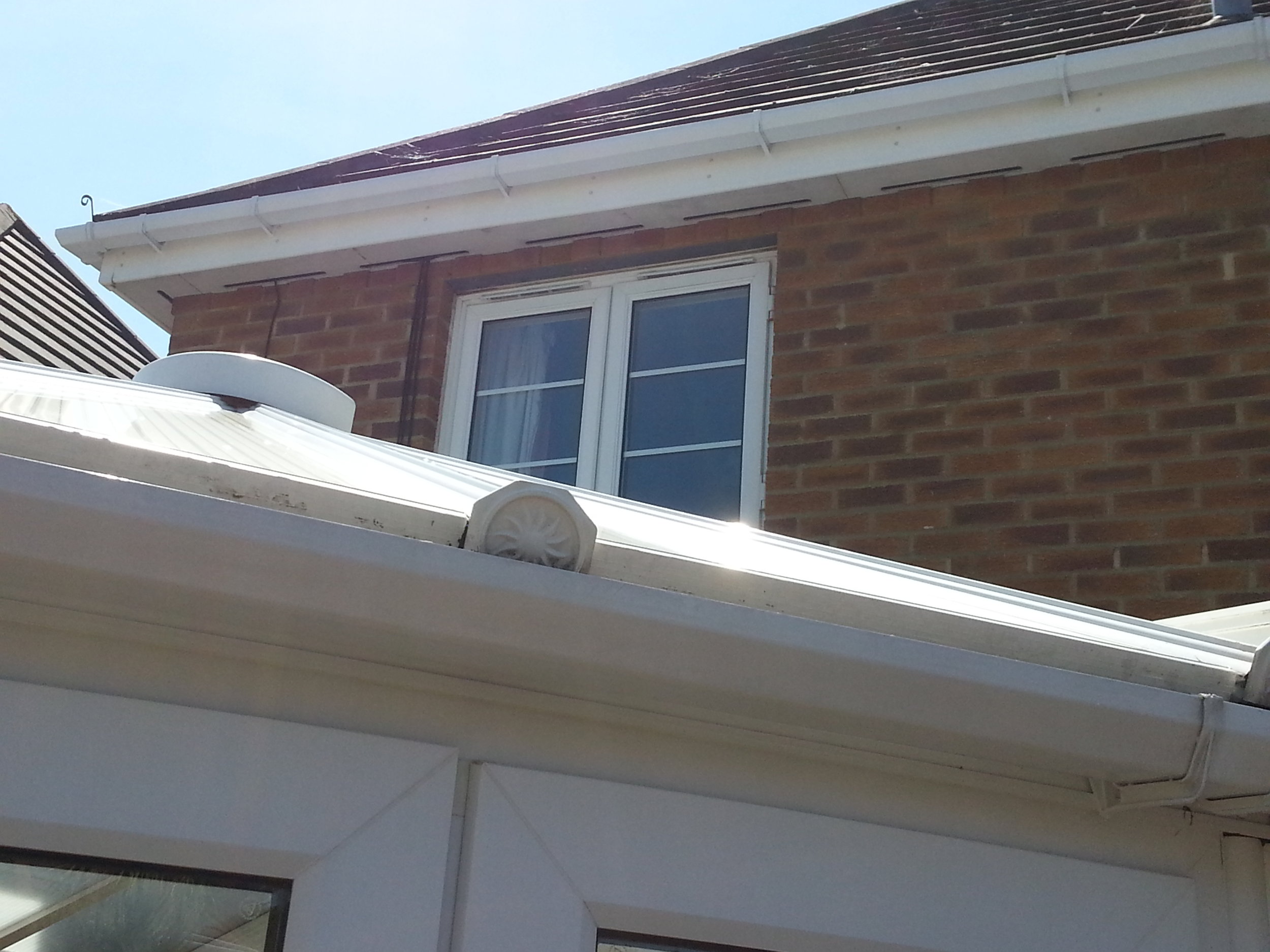Gutter, fascia, soffit, cladding cleaning.