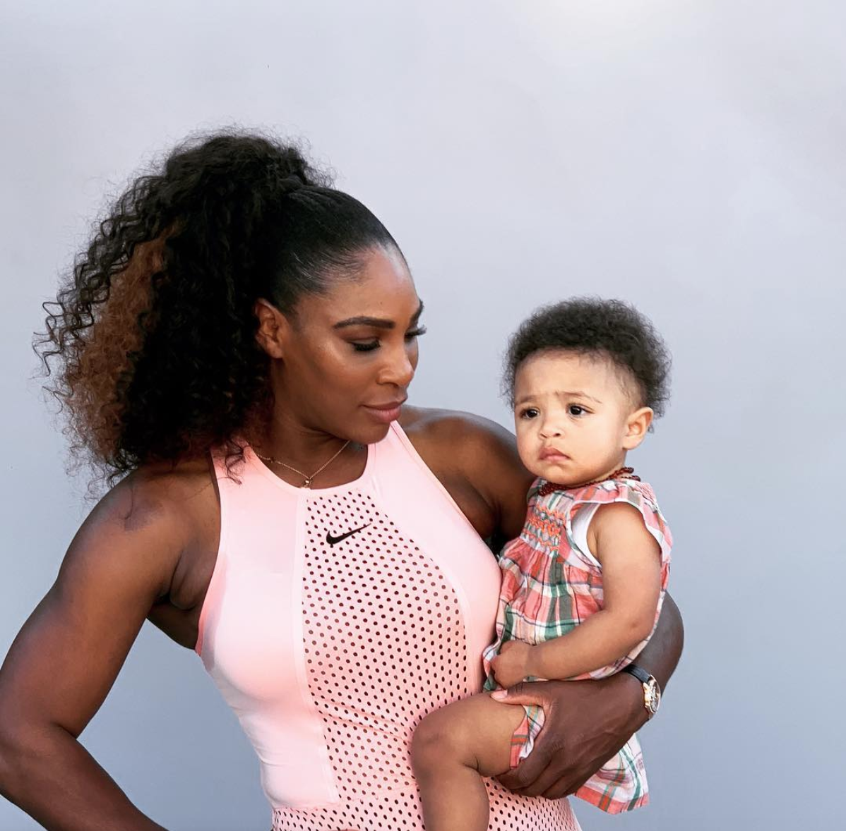 Serena Williams and daughter, Olympia. Posted by @Serena Williams October 26, 2018