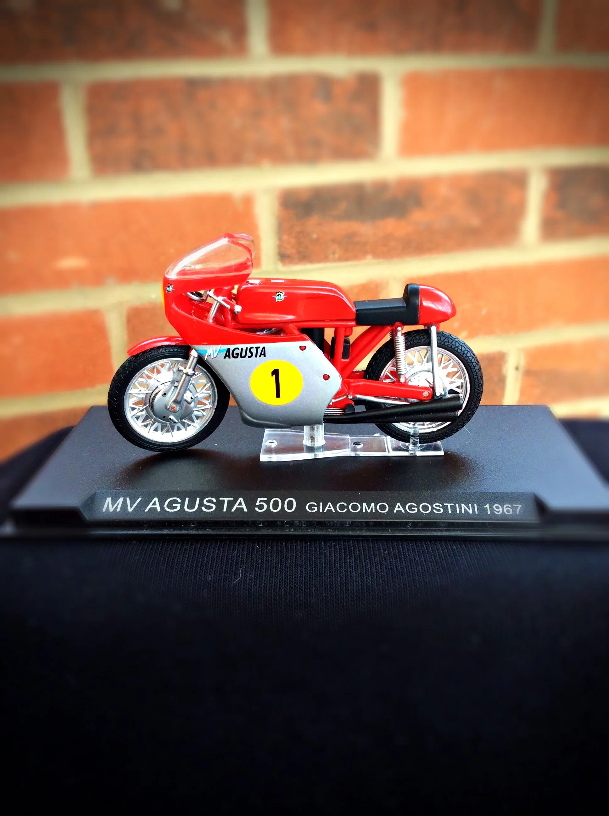 Model of Giacomo Agostini MV Agusta