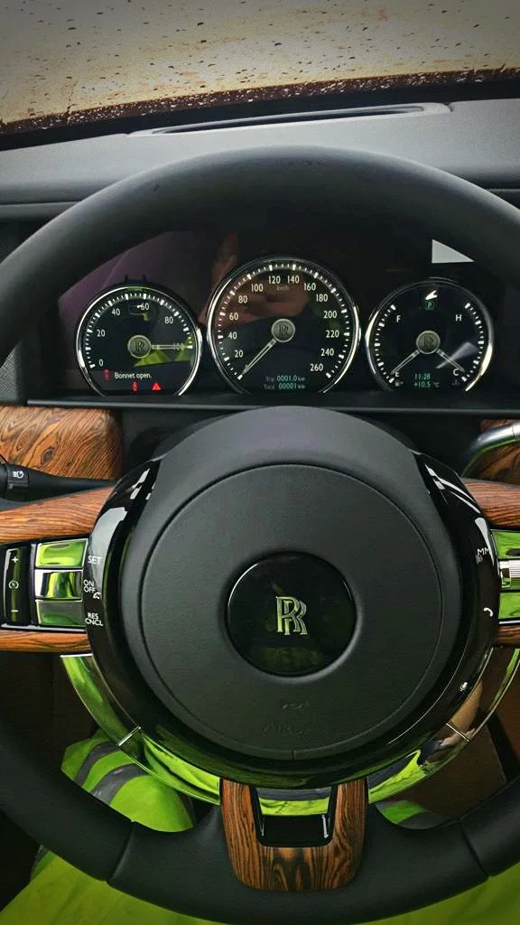 Not your usual Rolls Royce leg wear