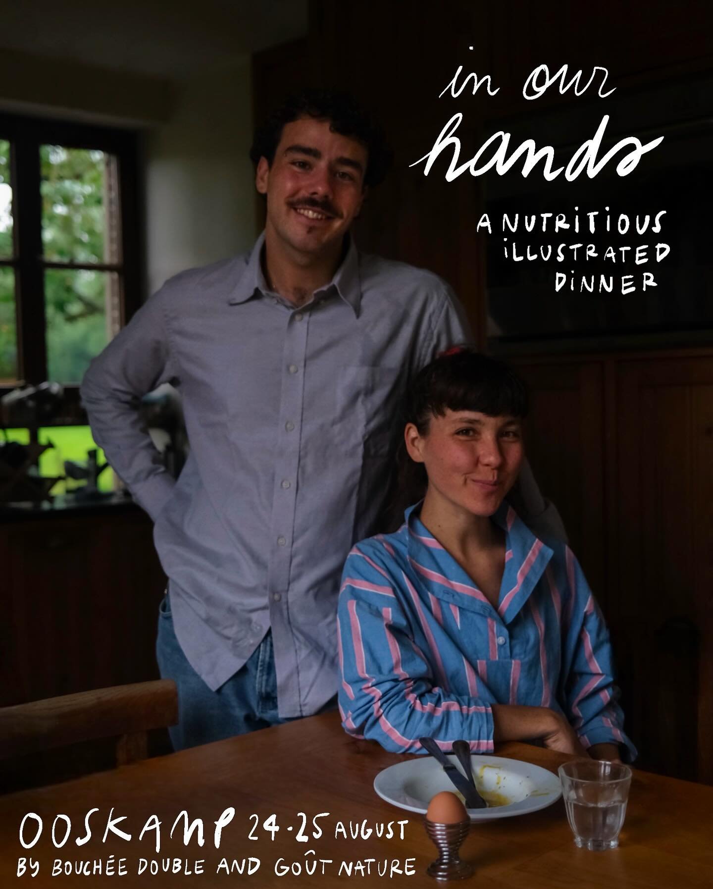 POP-UP DINNERS 🌞 We are very excited to announce a collaboration between Hugo @gout_nature and Pauline @bouchee.double in a form of two dinners taking place August 24th and 25th by the Belgium seaside in Ooskamp 🌊 

Together, Pauline and Hugo join 