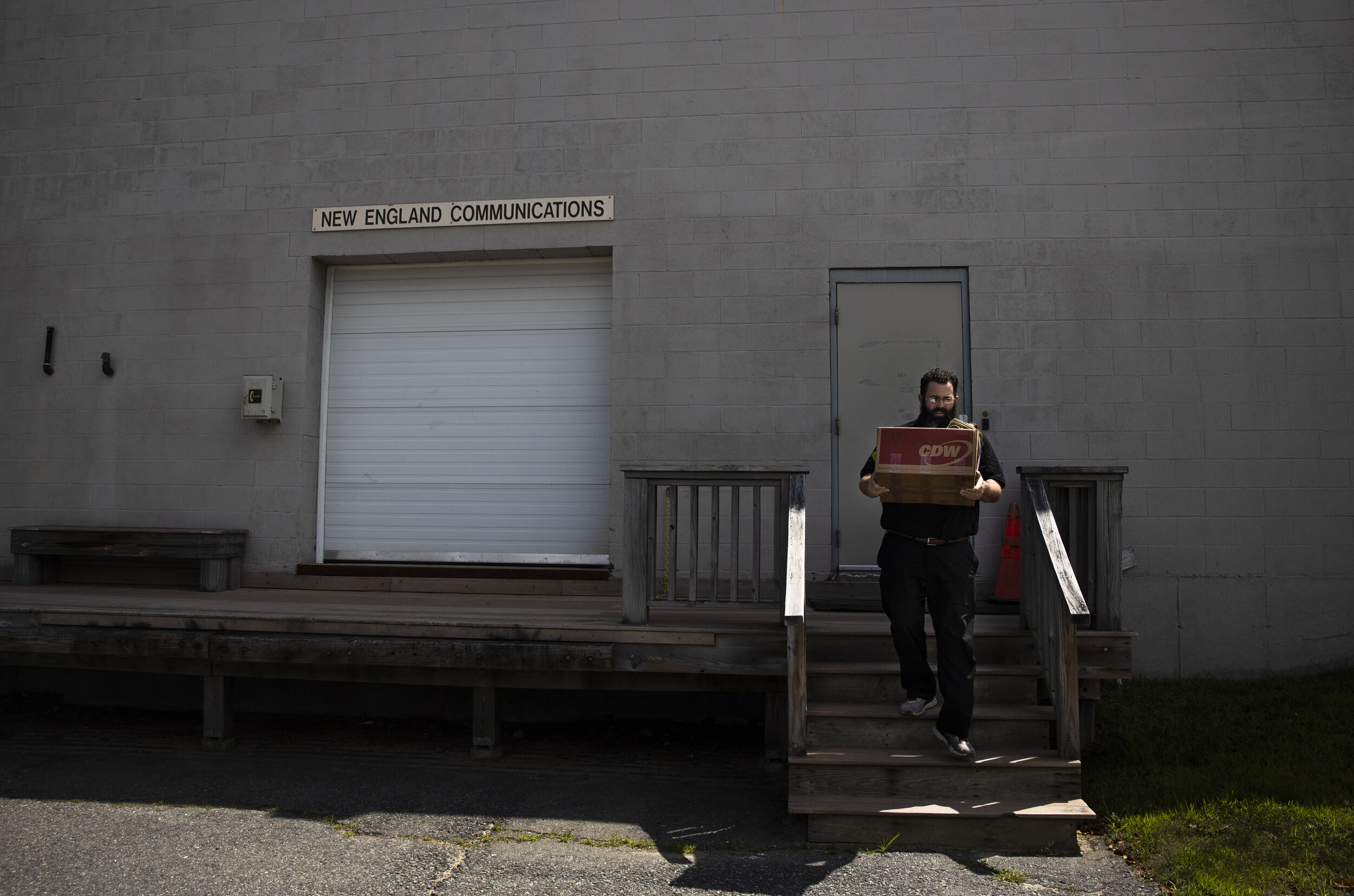 Patrick leaves his job in Southern Maine for the last time, his packed box of desk items in tow. When the Lupien family exhausted their options for shelter waiting lists in the Maine area, they were l