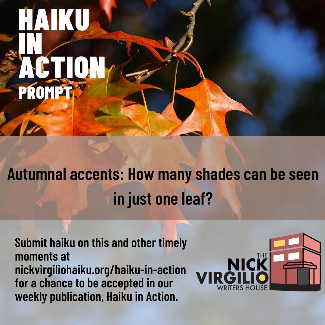 This week&rsquo;s Haiku in Action prompt focuses on what may be the most favorite theme for haiku writers around the world: autumn. We ask that you reflect on &ldquo;autumnal accents: how many shades can be seen in just one leaf?&rdquo; Please submit