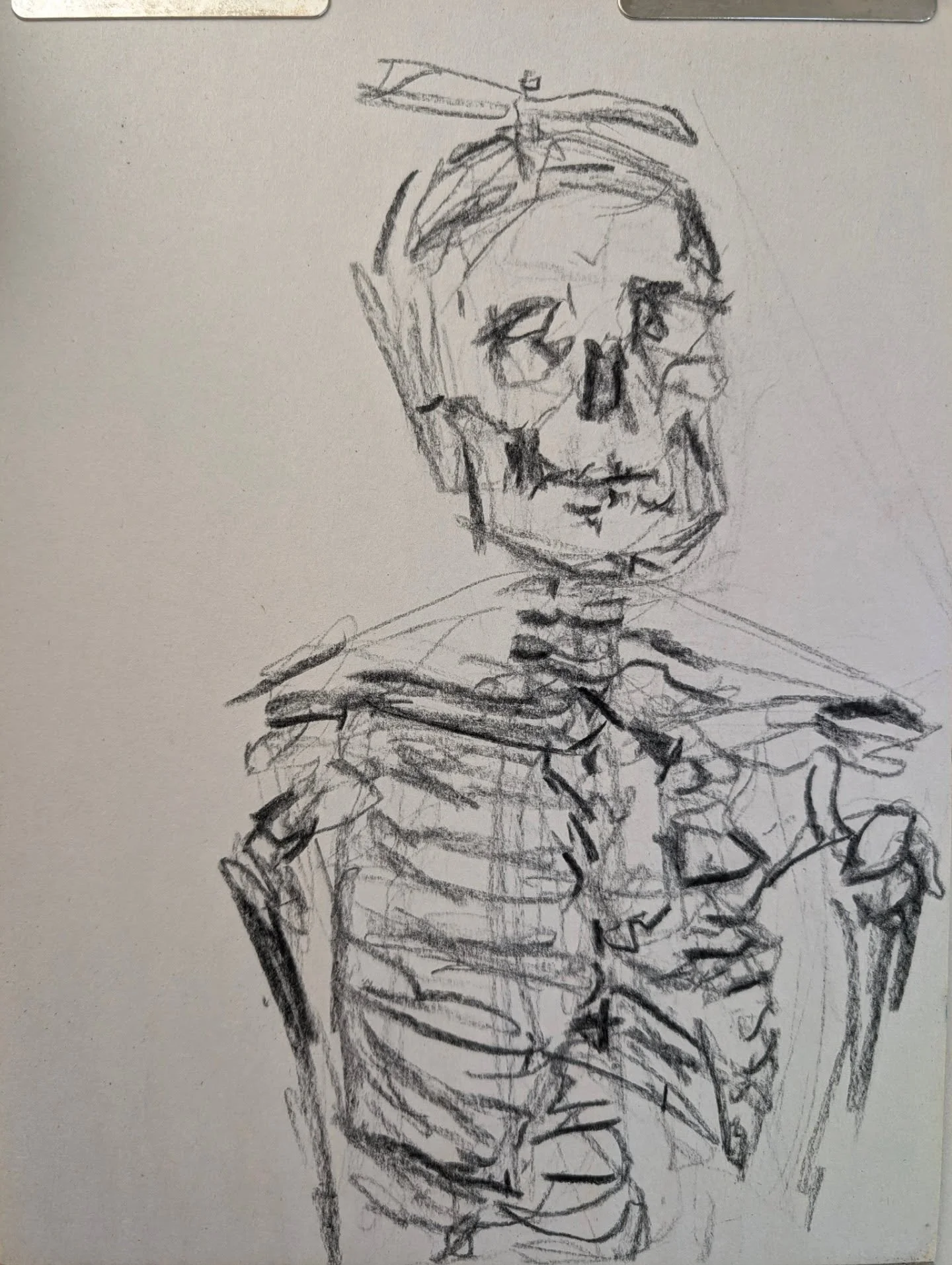 Here's how the skelebuddy came together for the switch wicked shirt! If you look through these photos of the stages, you can see more about how the lines I use aren't very... precise.

That's one of the things I love about drawing these yahoos - I ca