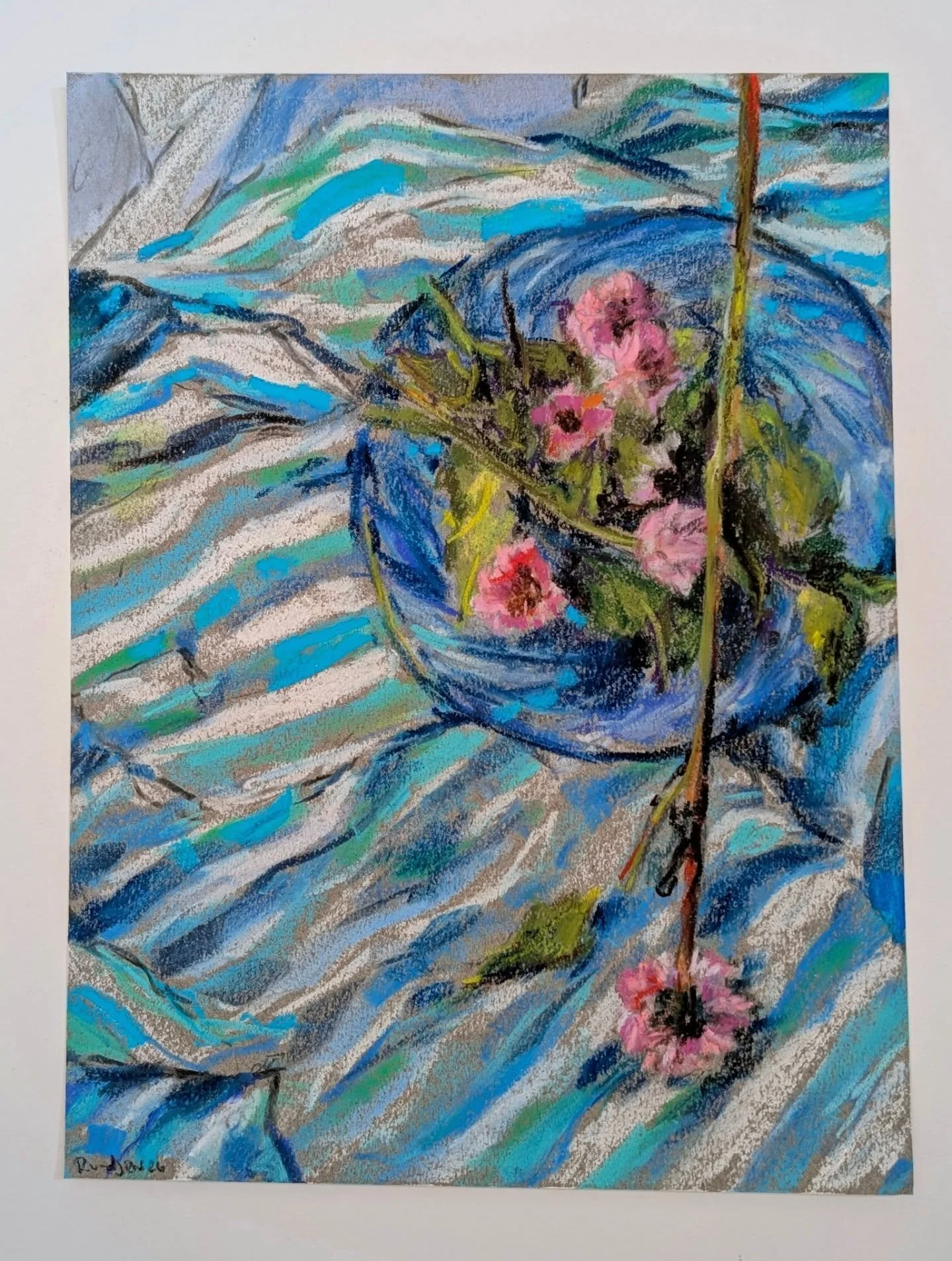 Flowers on Stripes (available)

Soft pastels, 9x12 on @cansonusa

You can see this piece come together in my stories today, or in my highlights if it's not today anymore 💛💛💛💛