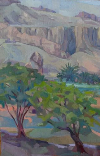The Third Colossi, oil 13" x 9" framed, $500