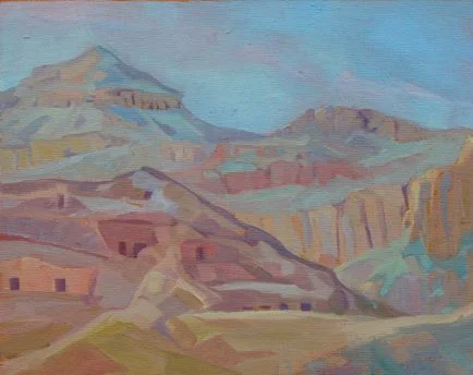 Valley of the Kings, oil 9" x 11" framed, $500