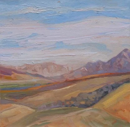 Pocatello South, oil 10" x 10" unframed, $300