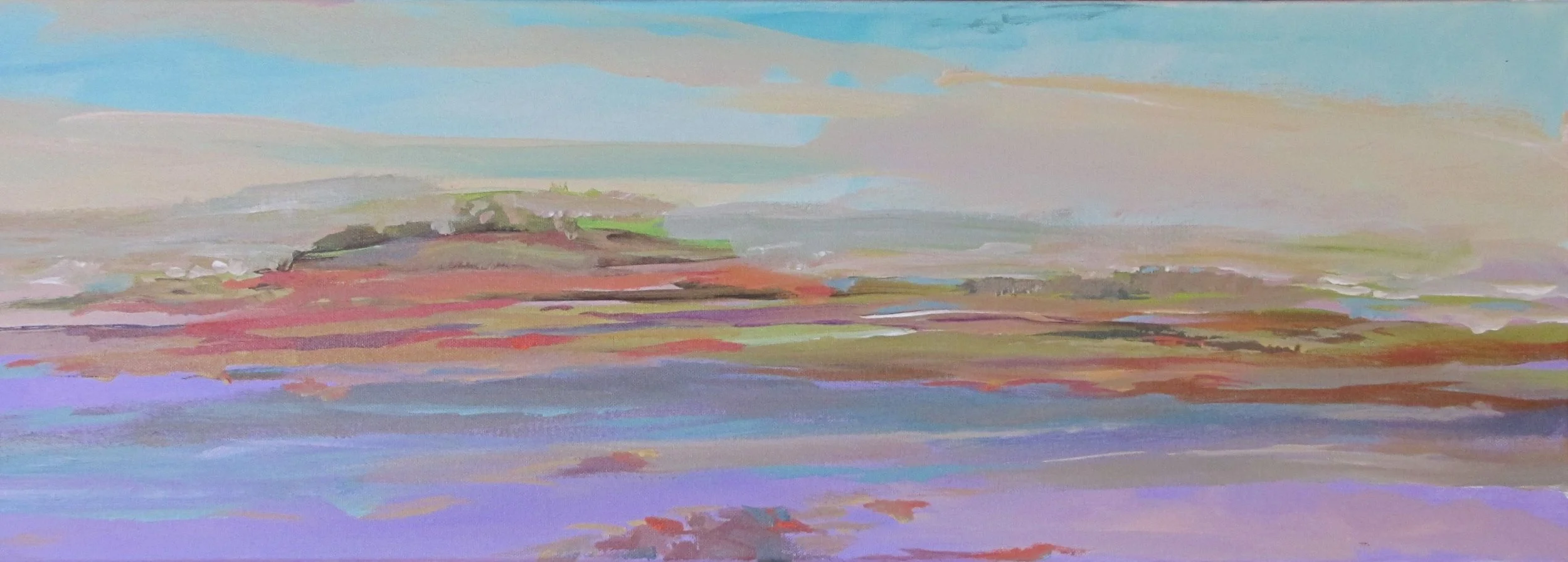 Michael Walek Cape Porpoise acrylic 16x30 $2000