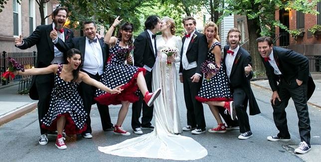 converse themed wedding
