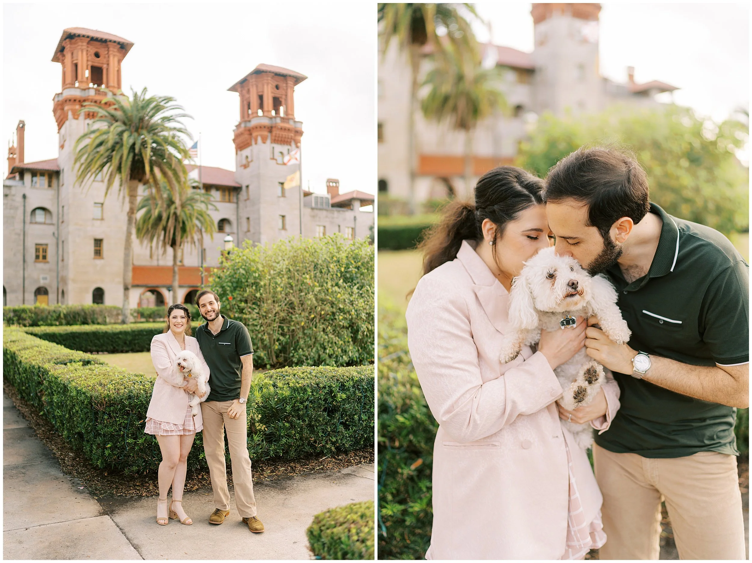 nights of lights st augustine engagement session