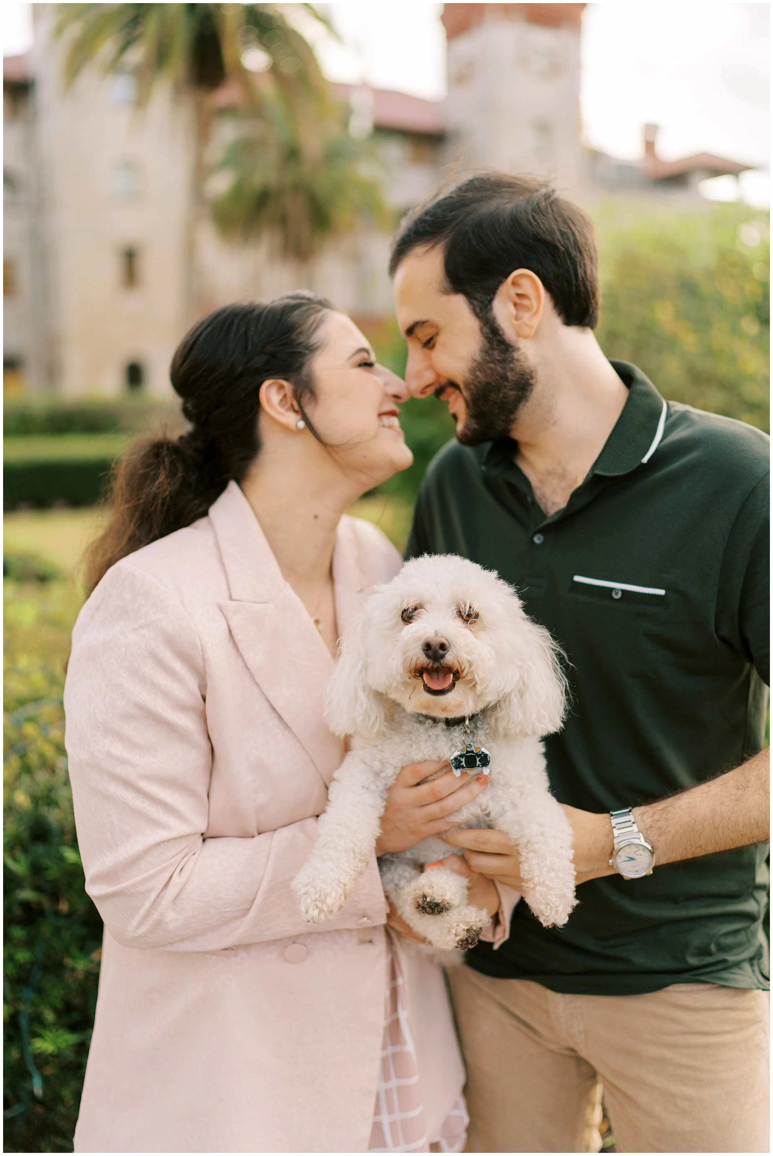 nights of lights st augustine engagement session