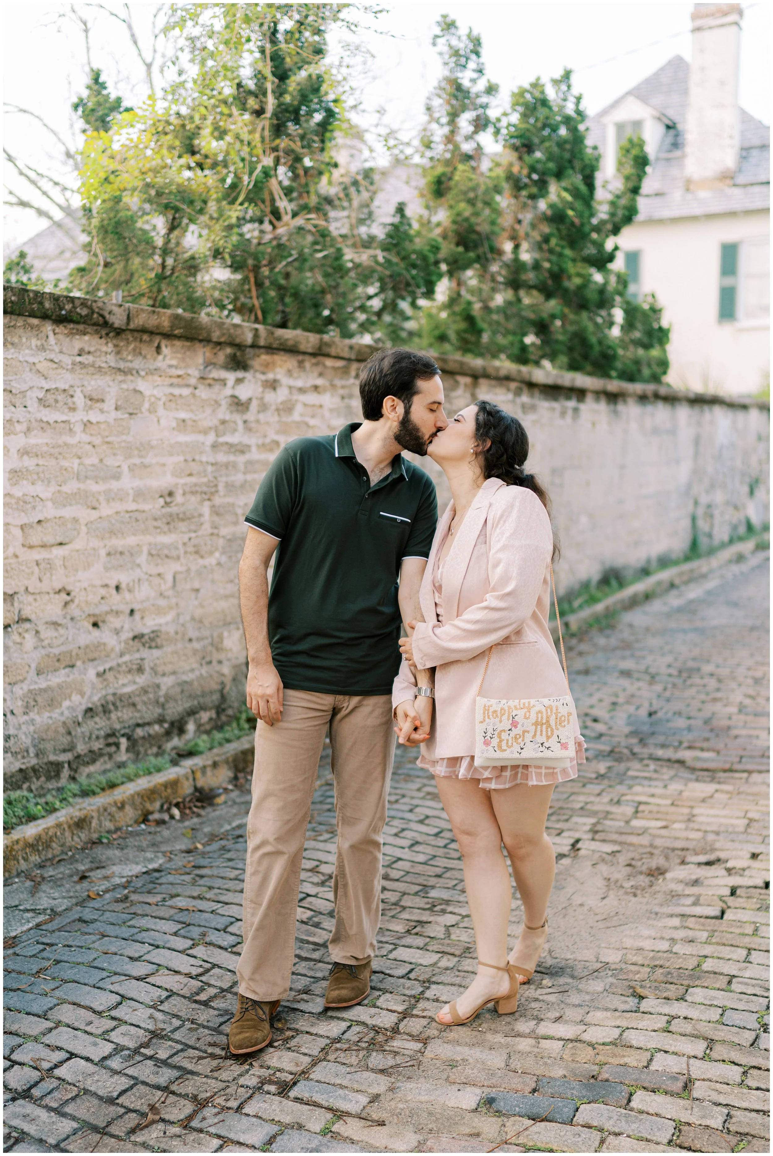nights of lights st augustine engagement session