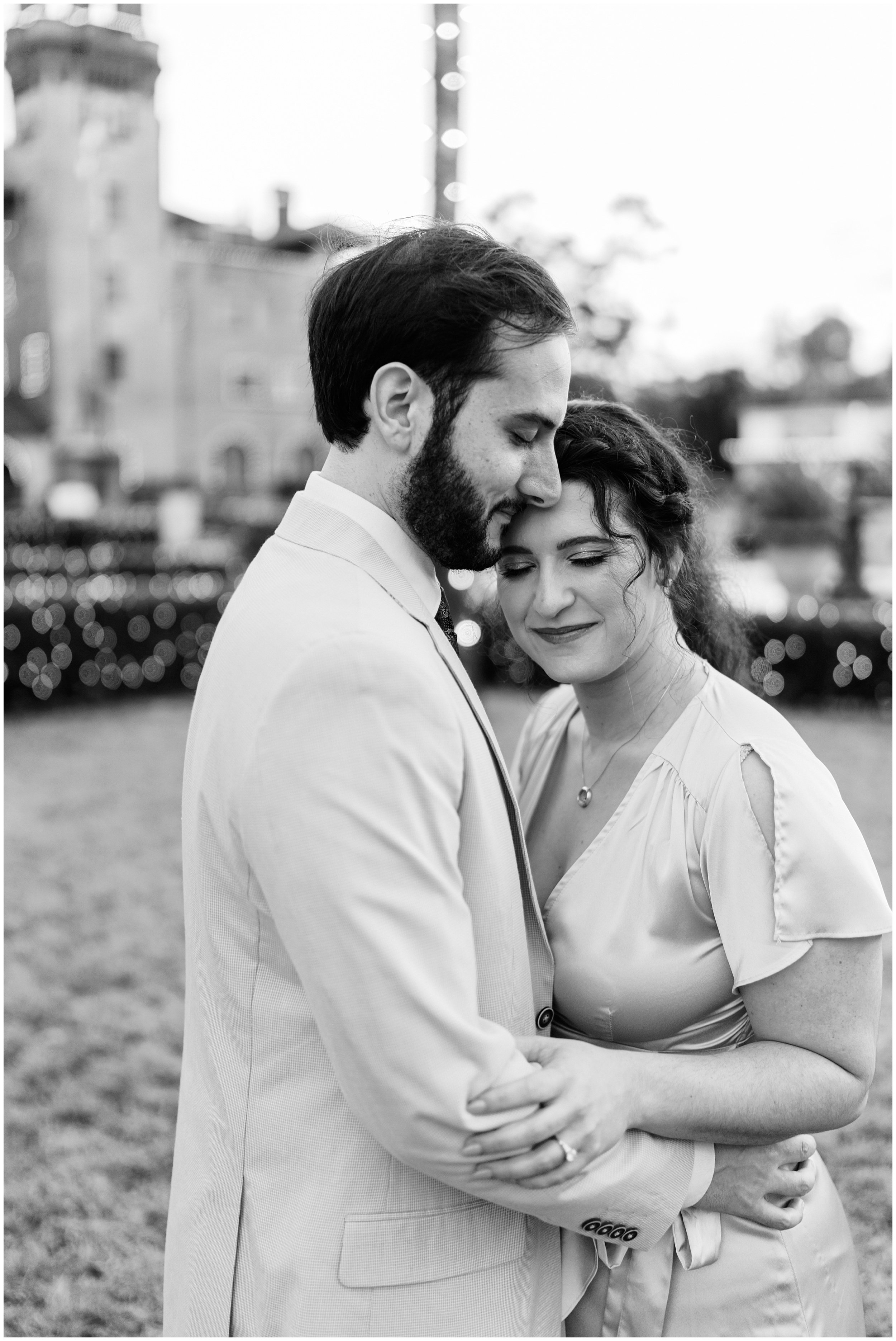 nights of lights st augustine engagement session