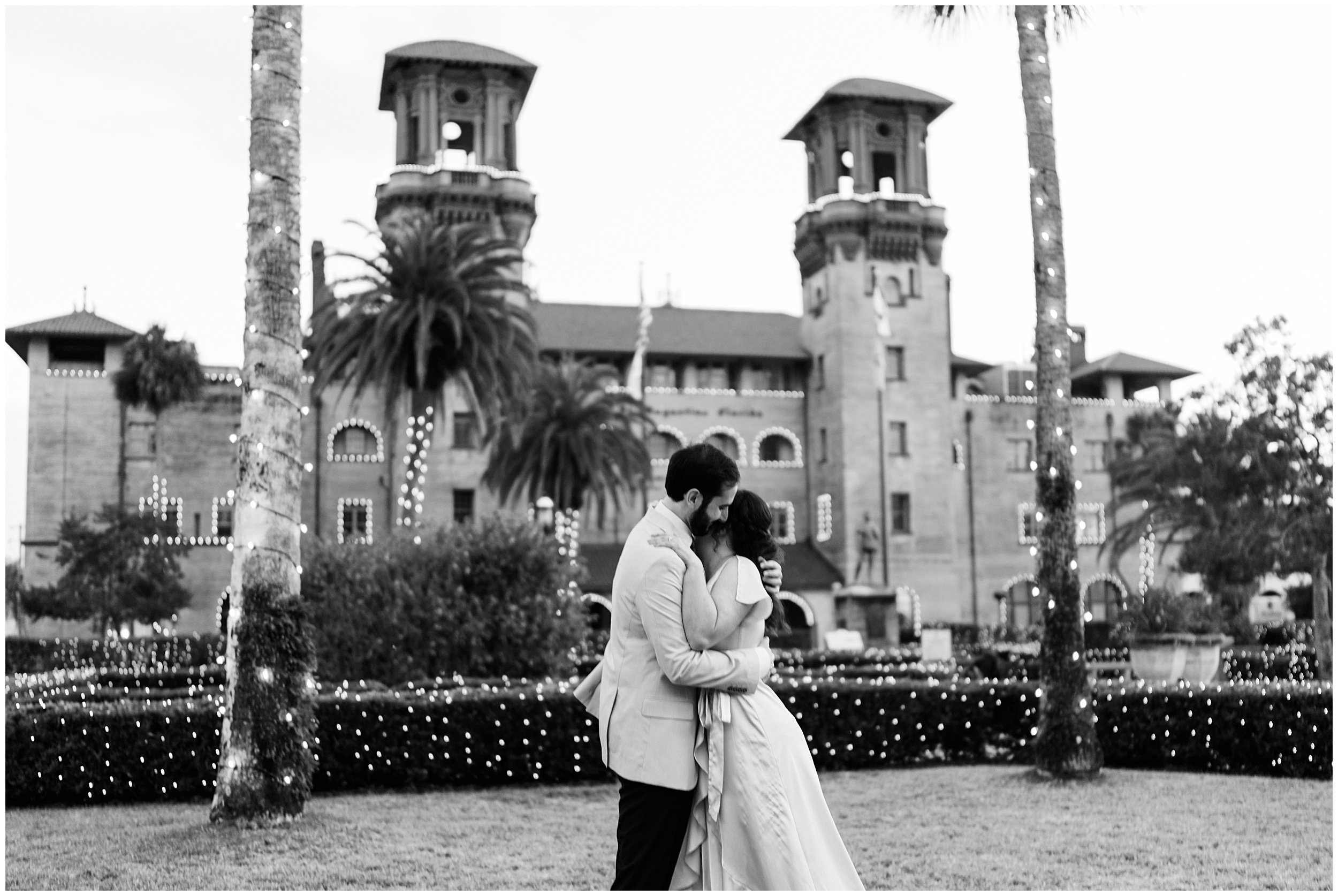 nights of lights st augustine engagement session