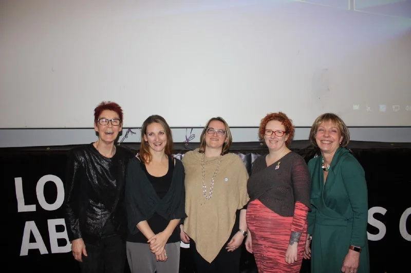 (L-R) Ailbhe Smyth (Coalition to Repeal the Eighth Amendment), Dr. Leah Desmond (Doctors For Choice), Fiona de Londras (Global Legal Studies, University of Birmingham) Emma Campbell (Alliance for Choice) and Ann Furedi ( BPAS )