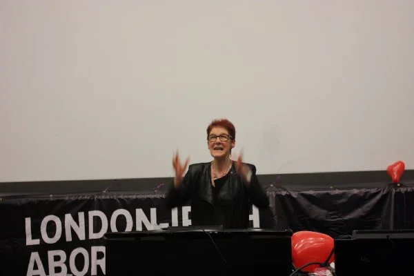 Final speaker of the evening Ailbhe Smyth , Convenor of Coalition to Repeal the 8th Amendment.