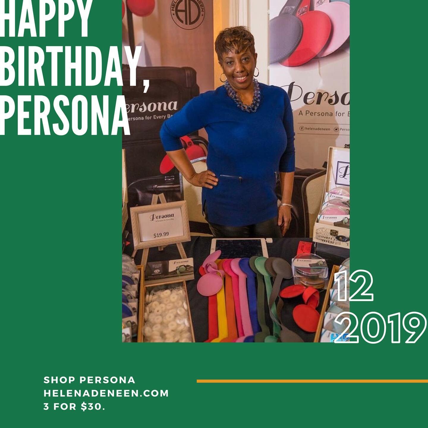 Happy Birthday to Helena Deneen - Persona for 3 years giving bags a personality, and customers a new experience identifying personal belongings. @personahd #luggage #travel #bag #bagidentifier #accessories #persona
