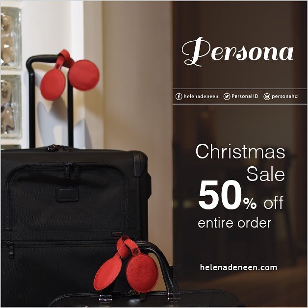 @personahd &ldquo;A Persona for every bag&rdquo;. 50% of entire order today through December 1, 2020.