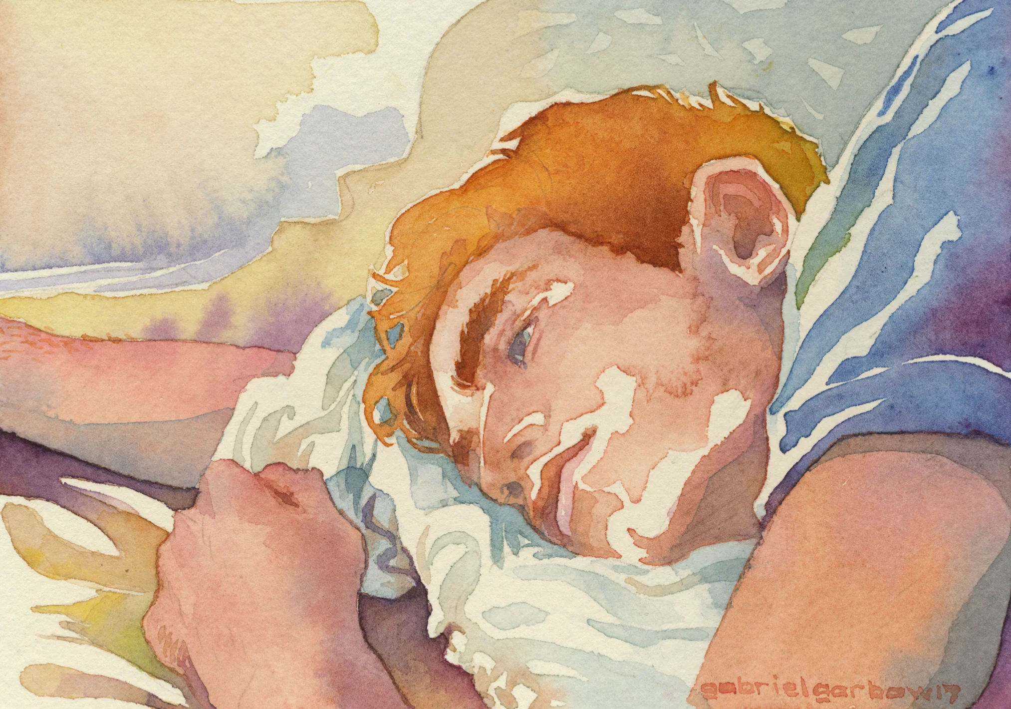 Boy on Pillow