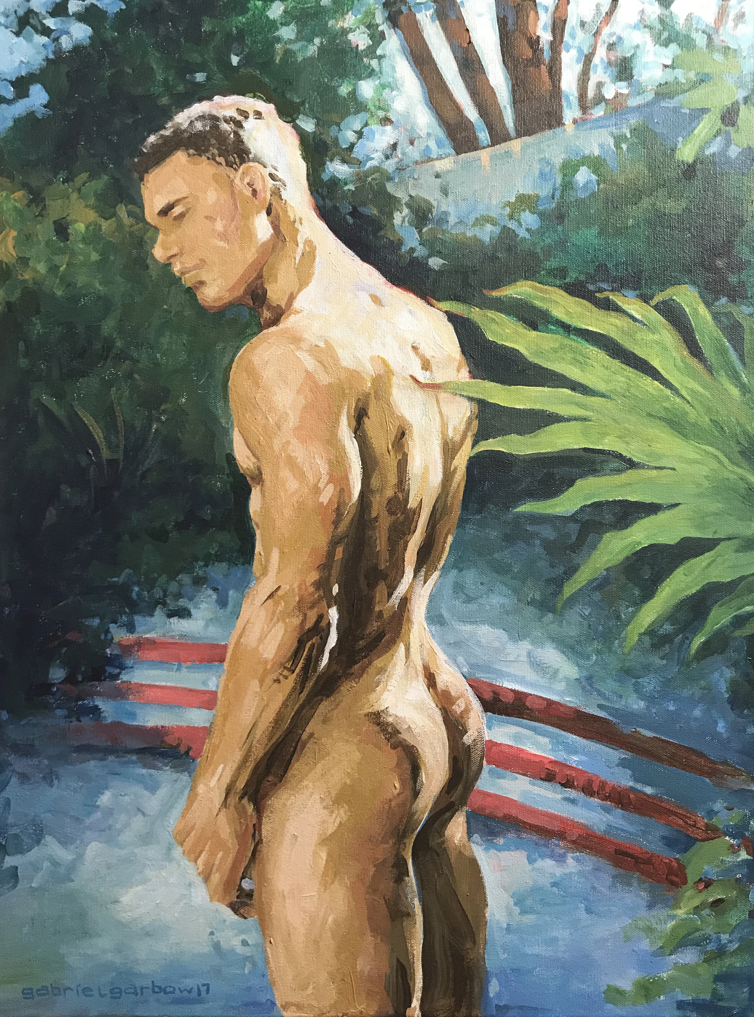 Man on Verandah