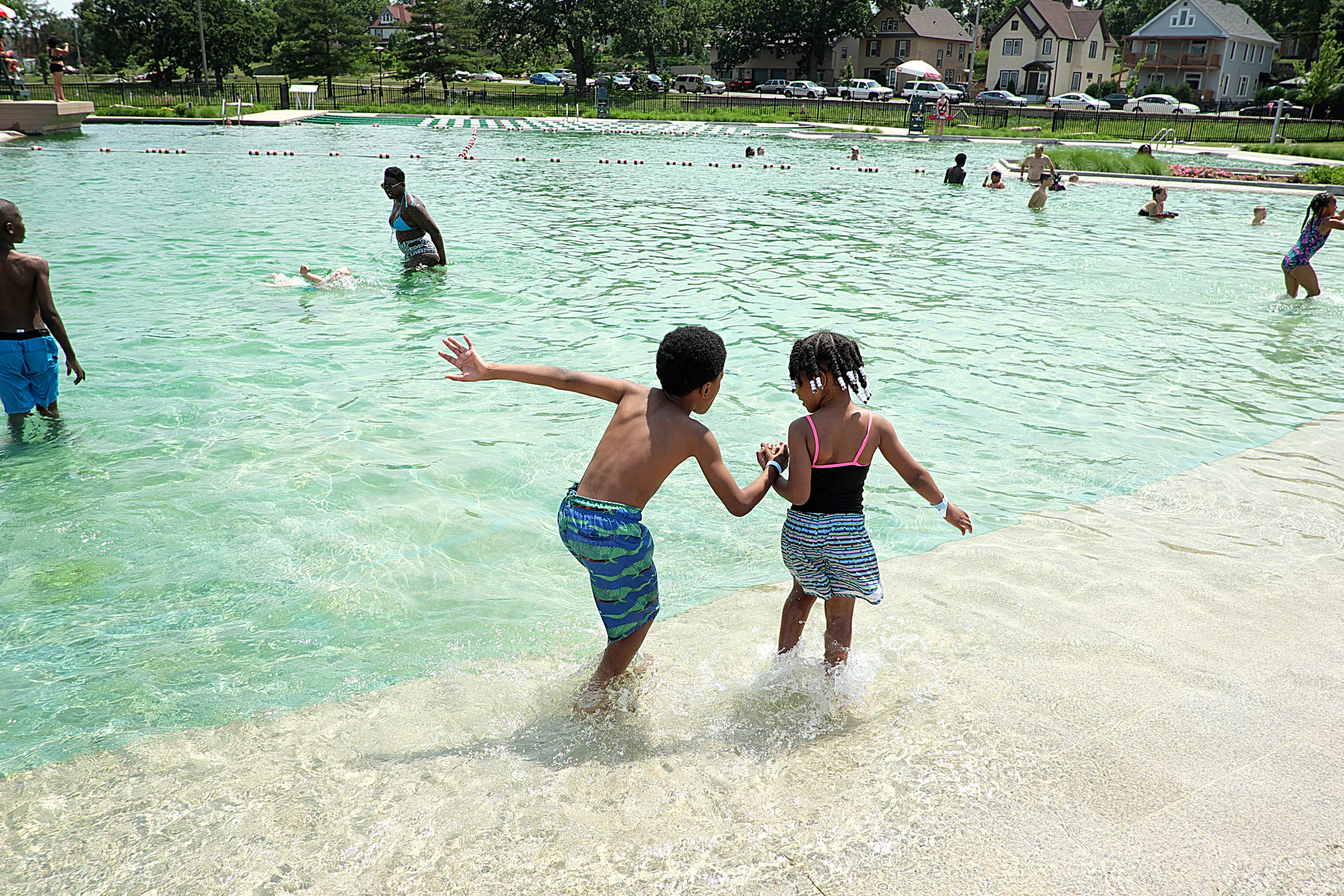 North Minneapolis is home to the only naturally filtered, chemical-free pool in the country, Webber Natural Swimming Pool. It's open during the summer months, and entry is free.