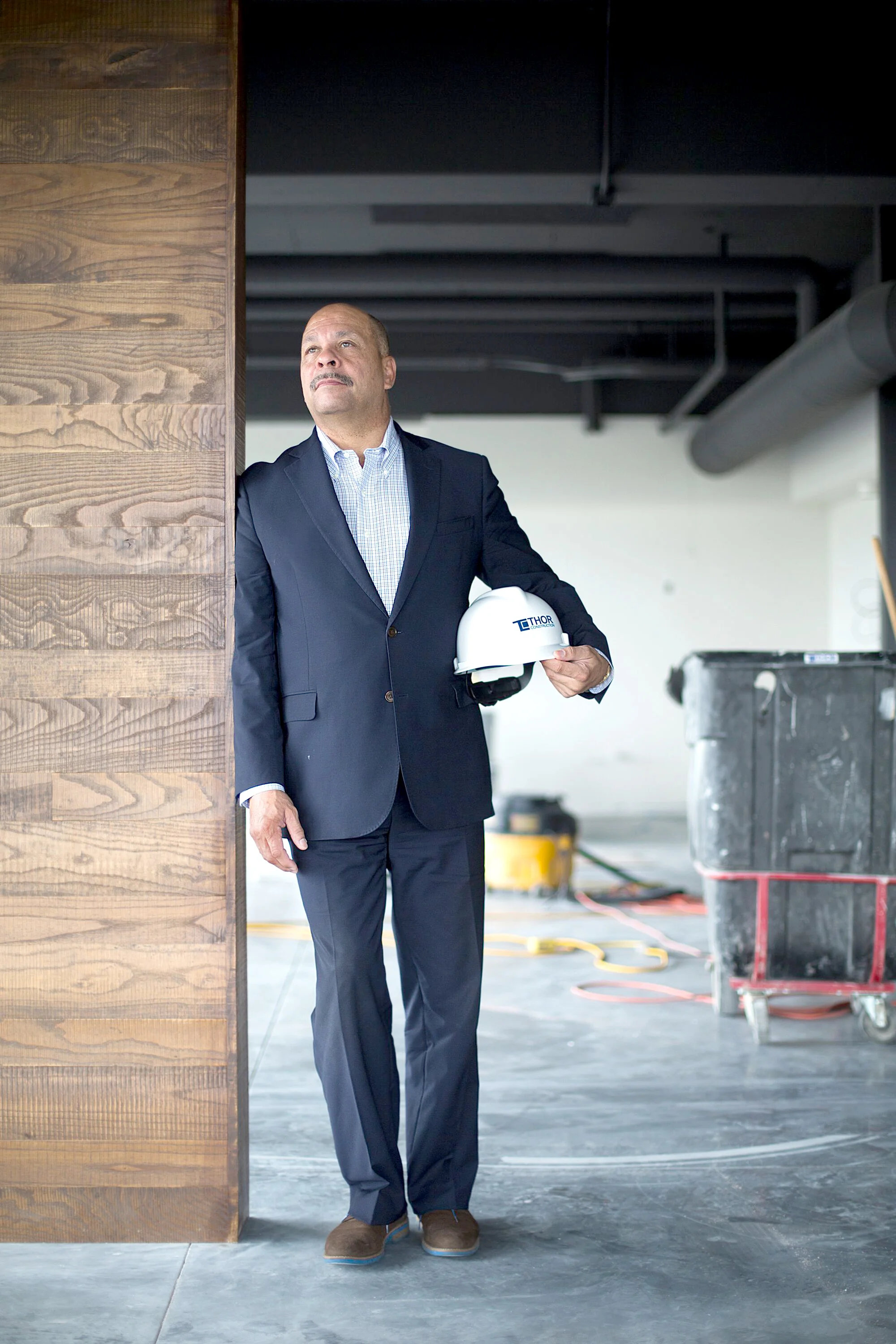 Thor founder and board chair Richard Copeland stands in the Regional Acceleration Center just before it opened in the summer of 2018. "Failure is something I face and run from every day. That’s what has driven me to be successful: fear of failure," he told North News then. Photo by David Pierini