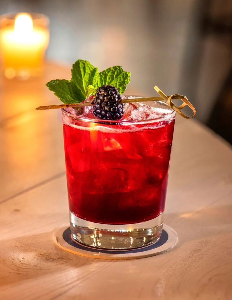 The “Black Knight” is one of the distillery’s most popular cocktails.