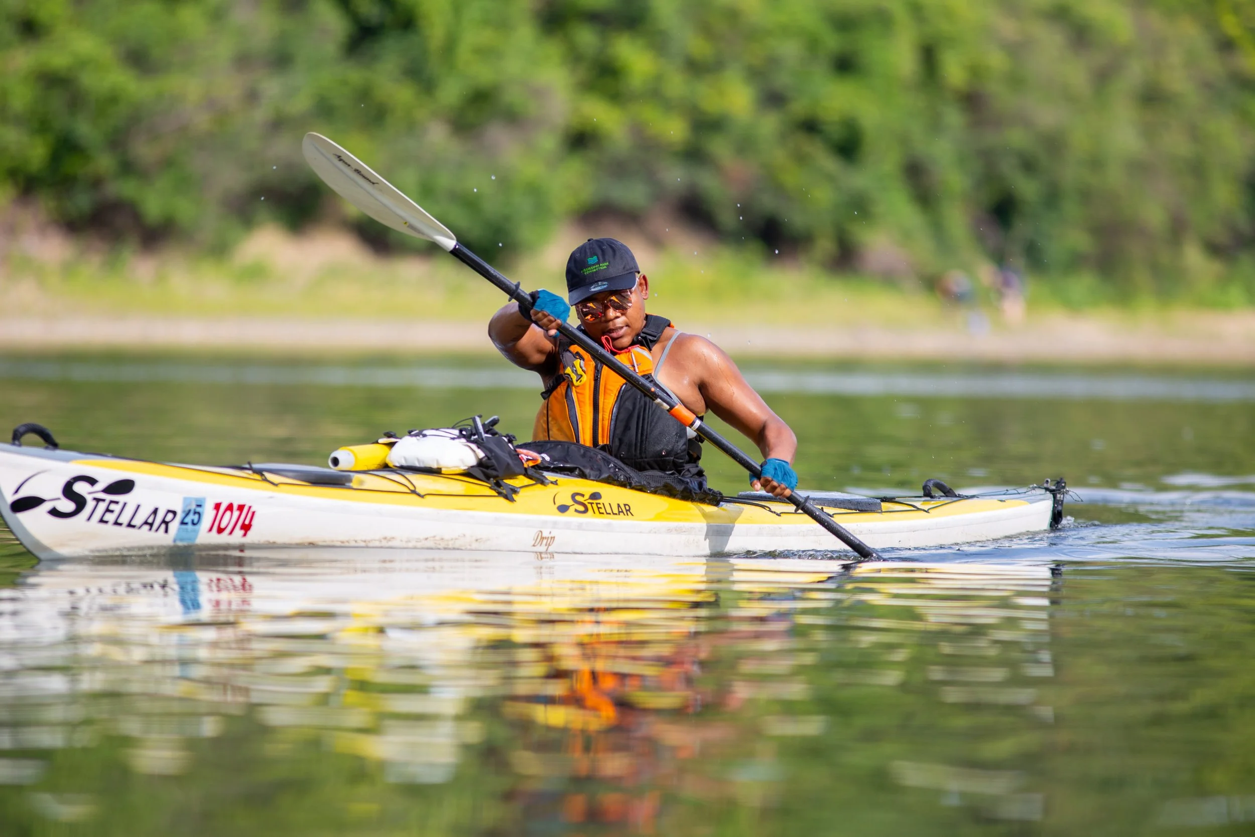 Devin Brown prepares for a historical voyage down the Mississippi River