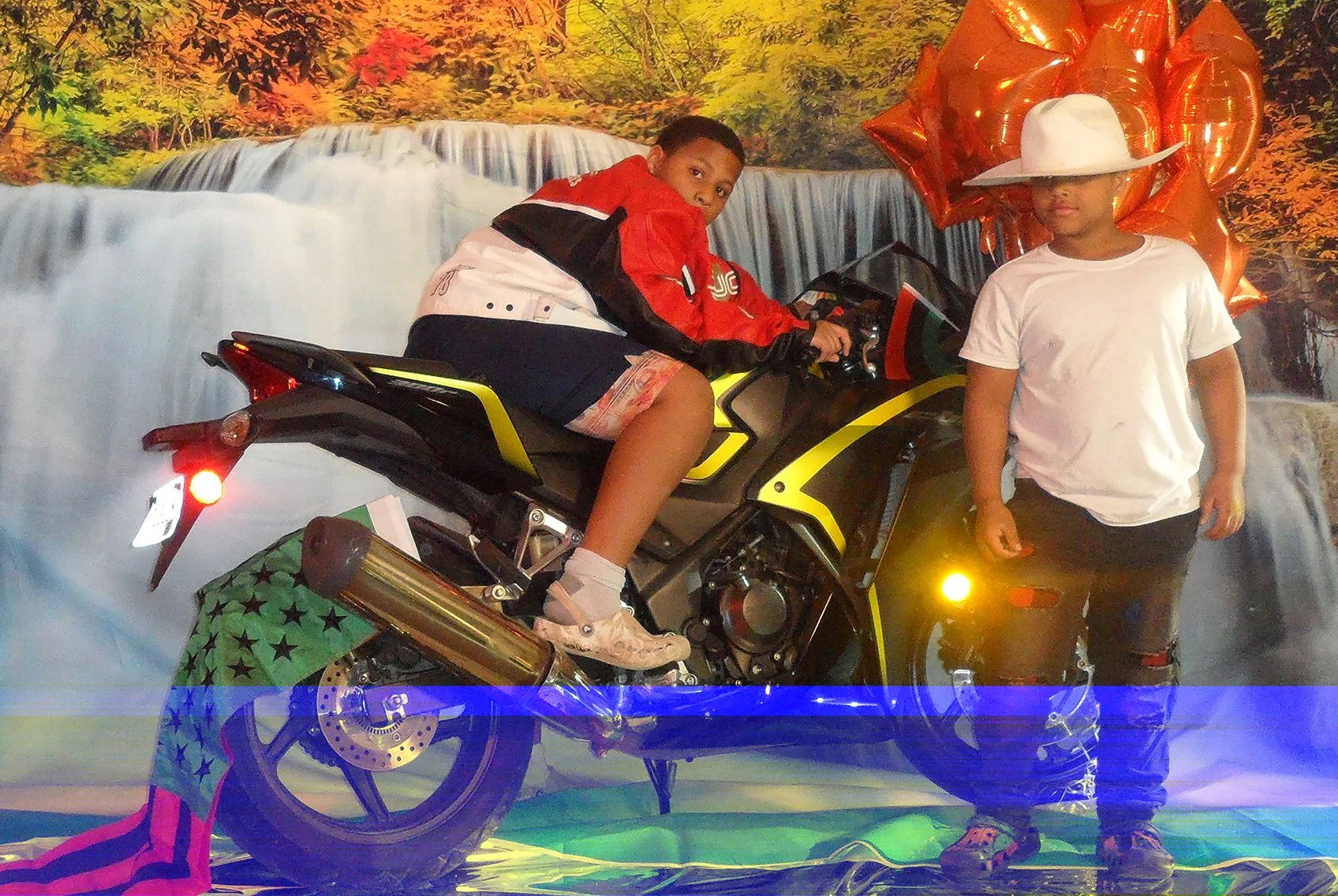 Your bus will arrive shortly. Enjoy the art while you wait