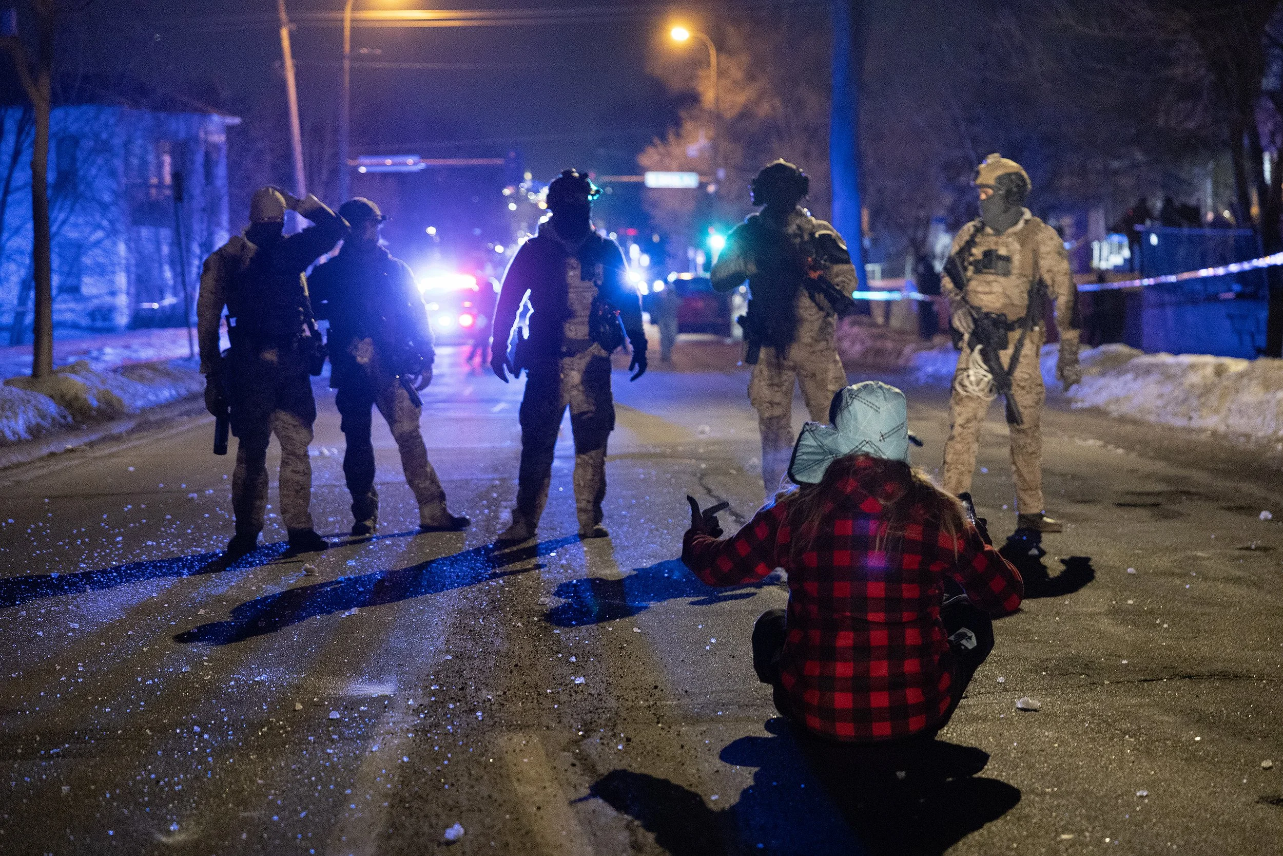 A Shooting by an ICE agent on the Northside injures 1, sparks hours of protest