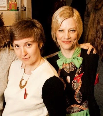 With Lena Dunham at A is for ASSSSCAT , an A is For benefit at Upright Citizens Brigade