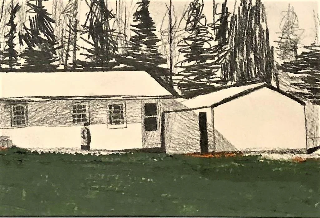 You Can Find It In the Woods Graphite and Oil Pastel on Paper 5”x 7” 2018
