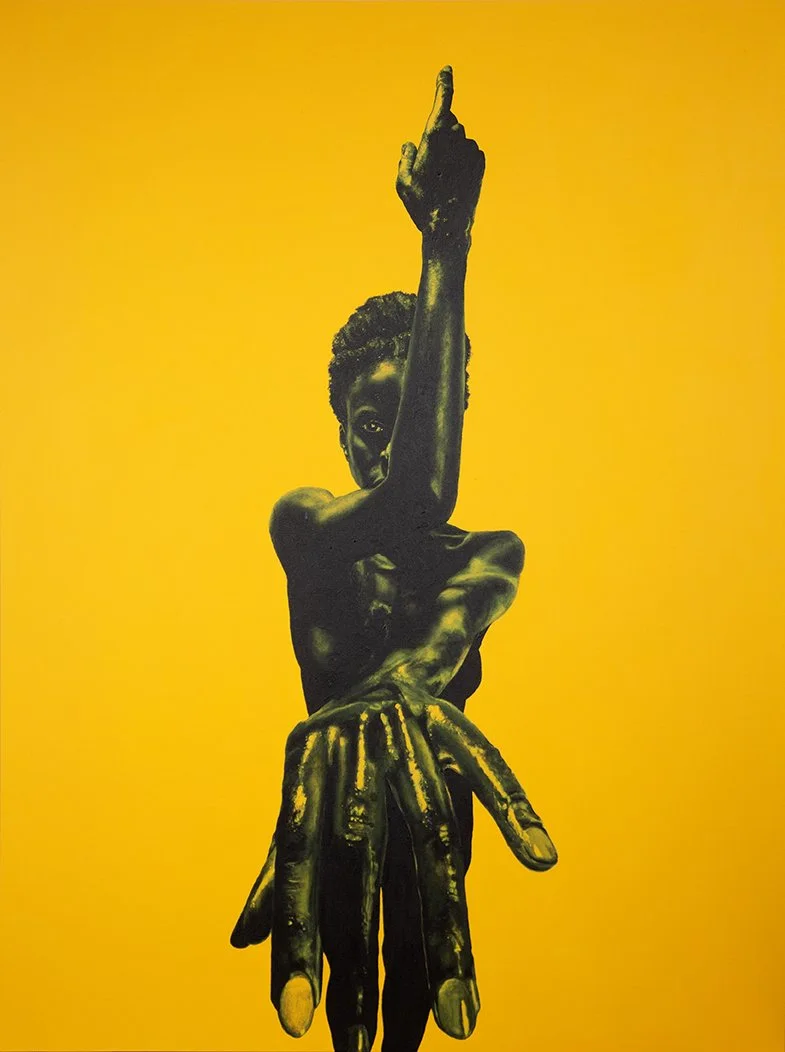  “Grit”&nbsp;acrylic on canvas, 36x48 inches, 2024 