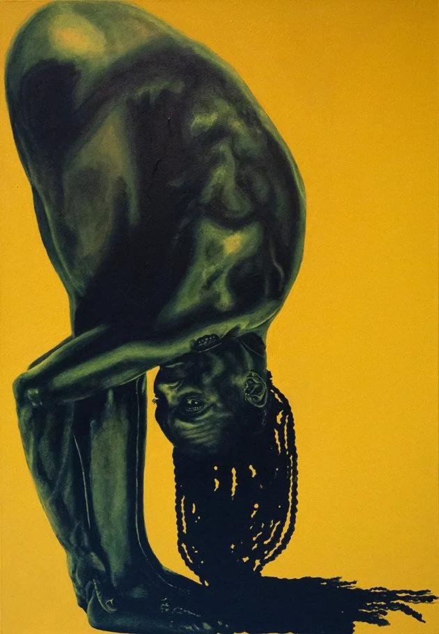 "Control," acrylic on canvas, 24x36 inches, 2024 