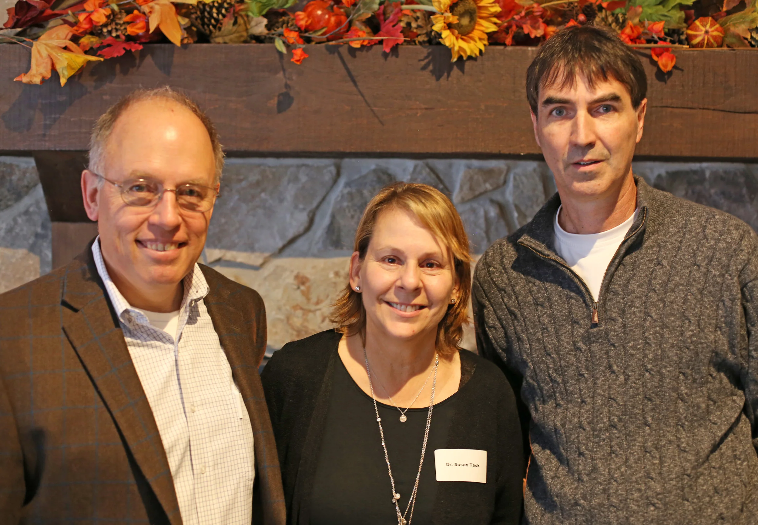 Dr. Doug Tack, Sue Tack, and Bill Byrne