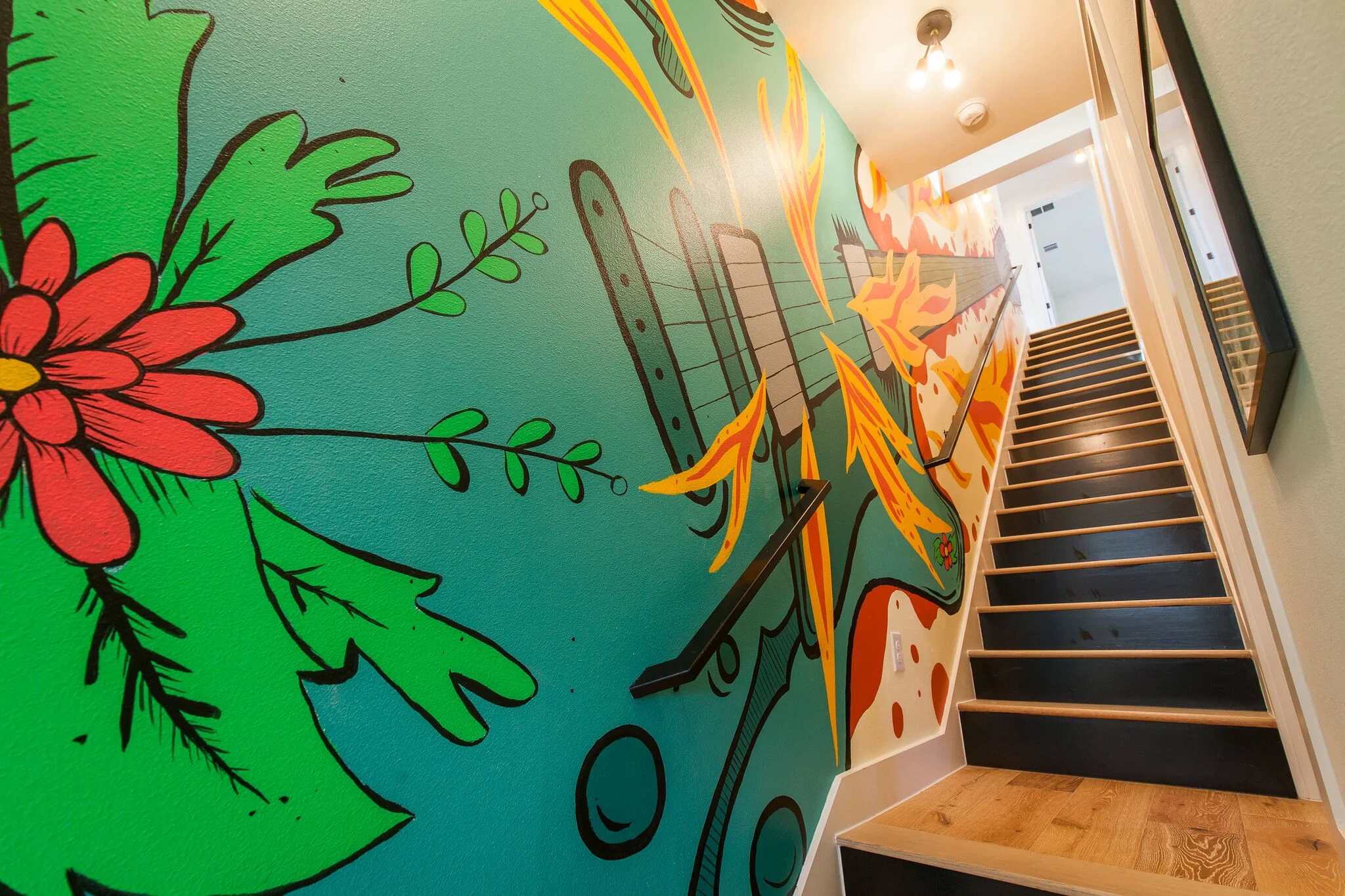 Unit B - Electric Guitar Mural 