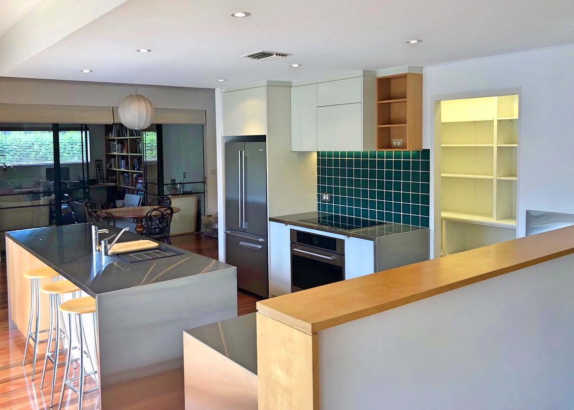 “Having previously engaged Shaun and his team for a house extension we had no hesitation in approaching him again for a kitchen makeover with few other significant extras thrown in i.e converting our wood fire to gas, replacing our front doors and surrounds and installing a courtyard awning. Such was our level of confidence we left the country for the 4 weeks Shaun estimated he would need. We arrived home to a beautifully completed project. Not only was everything at or mostly above expectation but in true Shaun style there was not a speck of dust or stray tool to be seen (sorry, I tell a lie, one of the workmen left a sanding disc!). He completed the job with a handover and demonstration and copies of all relevant documents and a bottle of French bubbles which we will use to toast a job well done. Generally, it is true that as the old saying goes ‘you get what you pay for’. In Shaun’s case the cost reflects the care and craftsmanship that goes in to his work and the near certainty that he will do what he says he will do in the time he says it will take. It is pretty hard to argue with that.” Bill Burke Home Owner