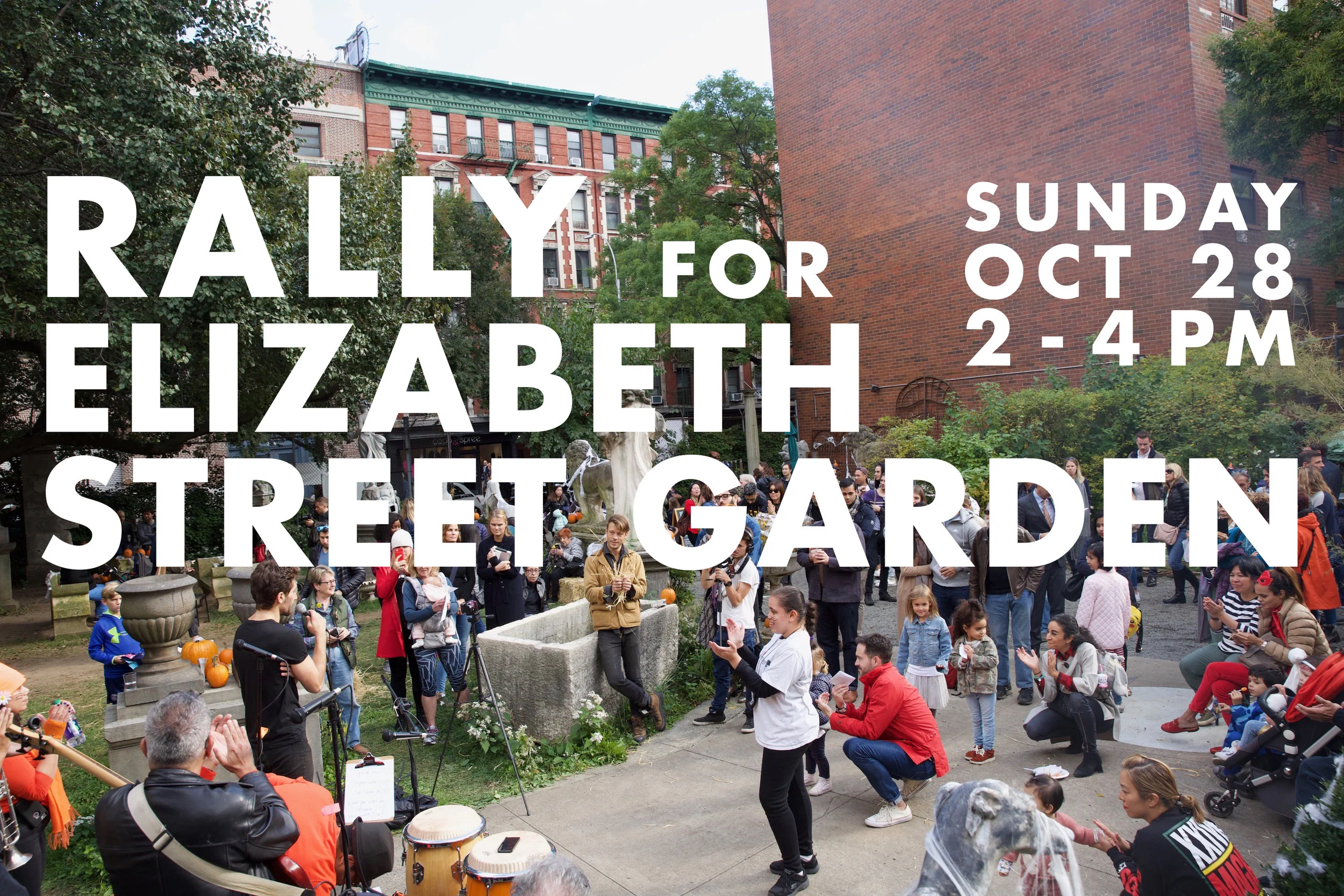 RALLY for Elizabeth Street Garden!