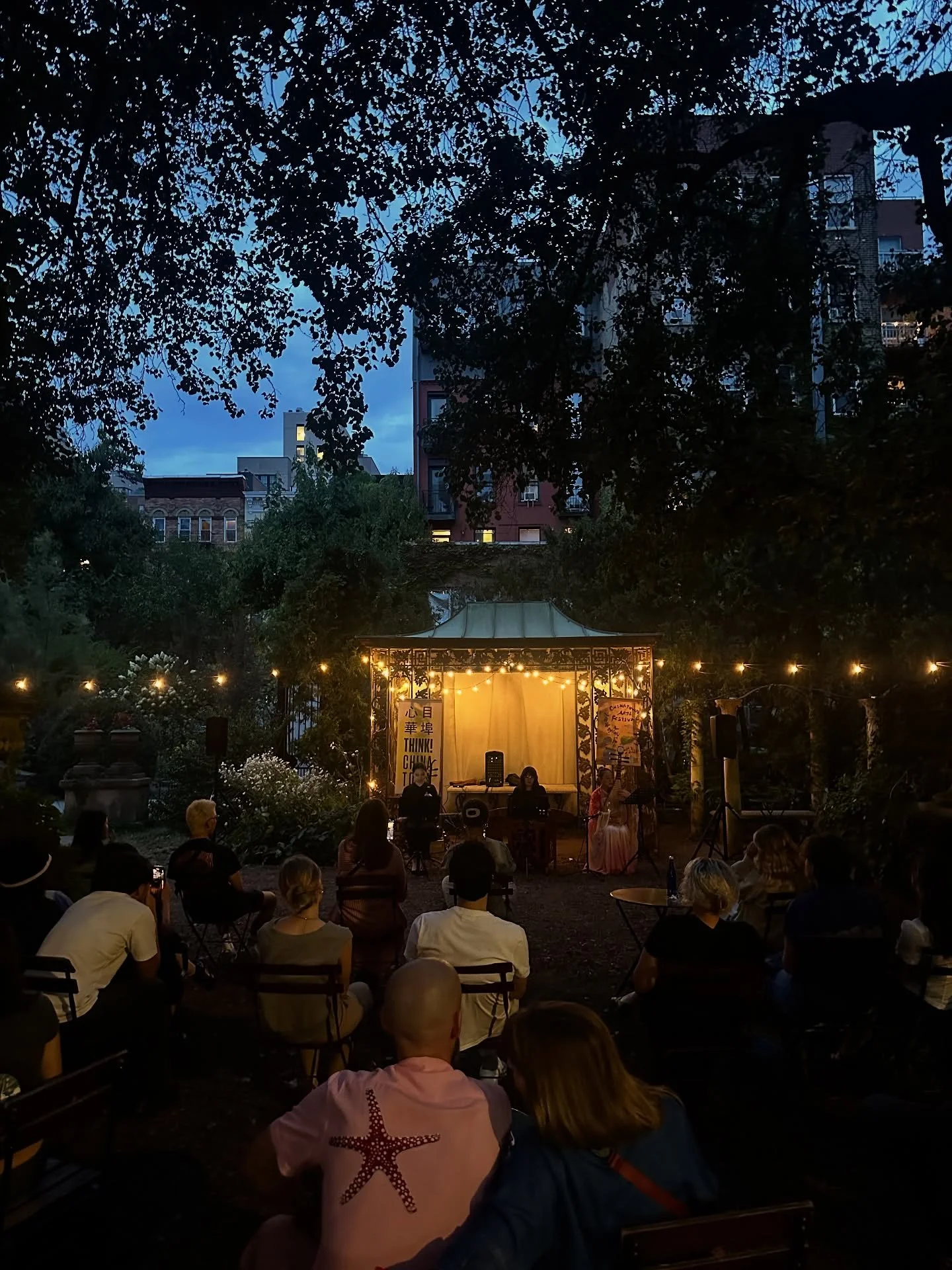 Thanks to everyone who joined us for a magical evening with @thinkchinatown 

Visitors enjoyed beautiful music by a trio from the Chinese Music Ensemble of New York

Be sure to check out the rest of the Chinatown Arts Fest!