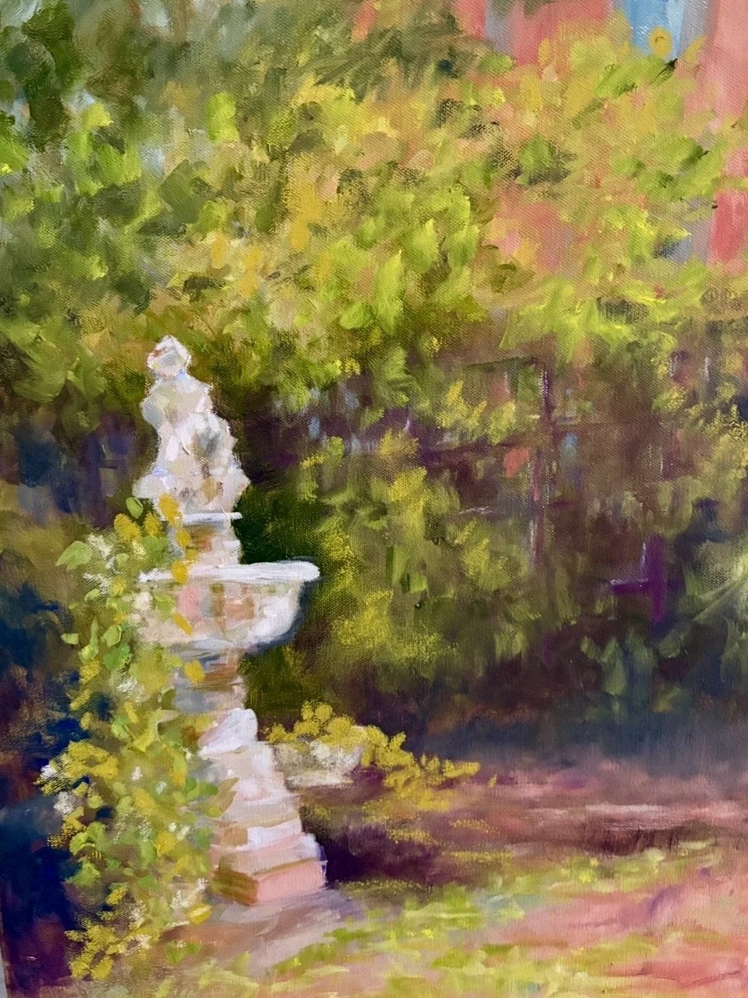 This week&rsquo;s featured work from our Call to Artists is a 16x20 oil painting by @caroleingaff 

Email your ESG inspired artwork to art@elizabethstreetgarden.com 

All are welcome to submit 🌱🖼️