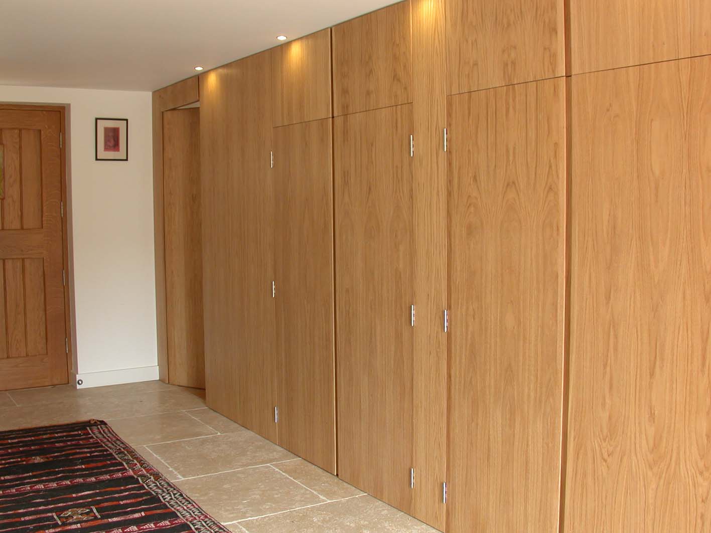 Oak wall and doors