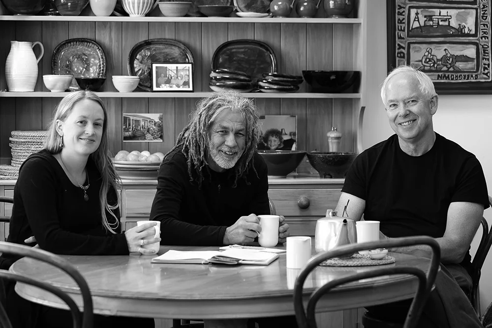 Bill, Hannah and Norman sitting.jpg