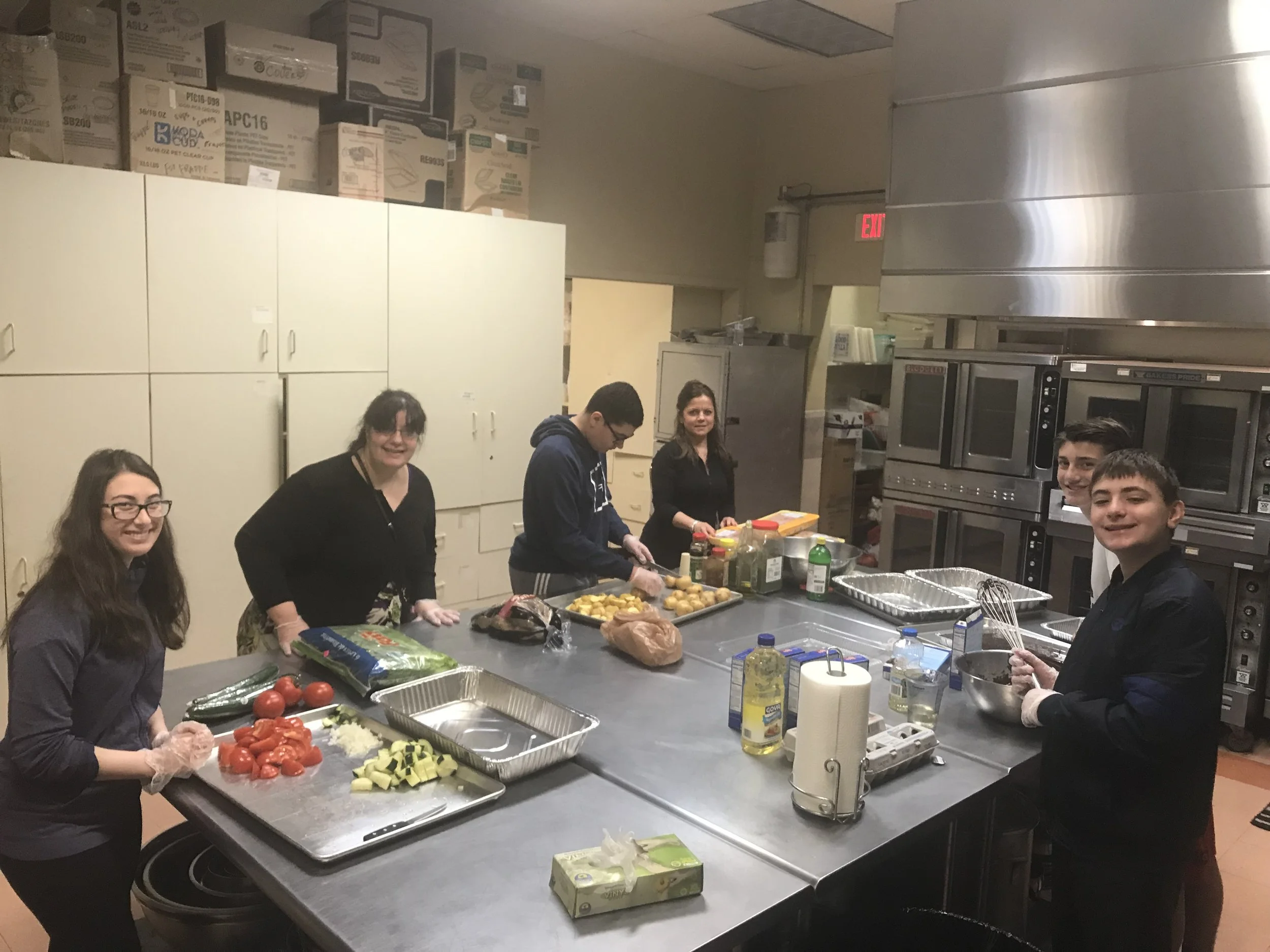 GOYA Philanthropic Event Cooking for DOVE, a Domestic Abuse Shelter