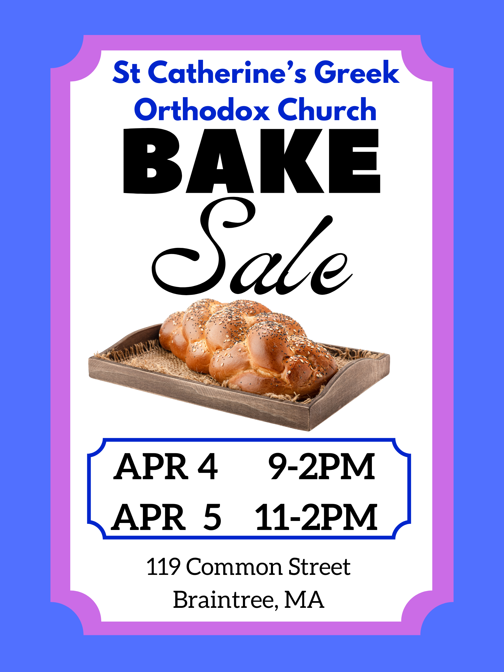 Philoptochos Bake Sale