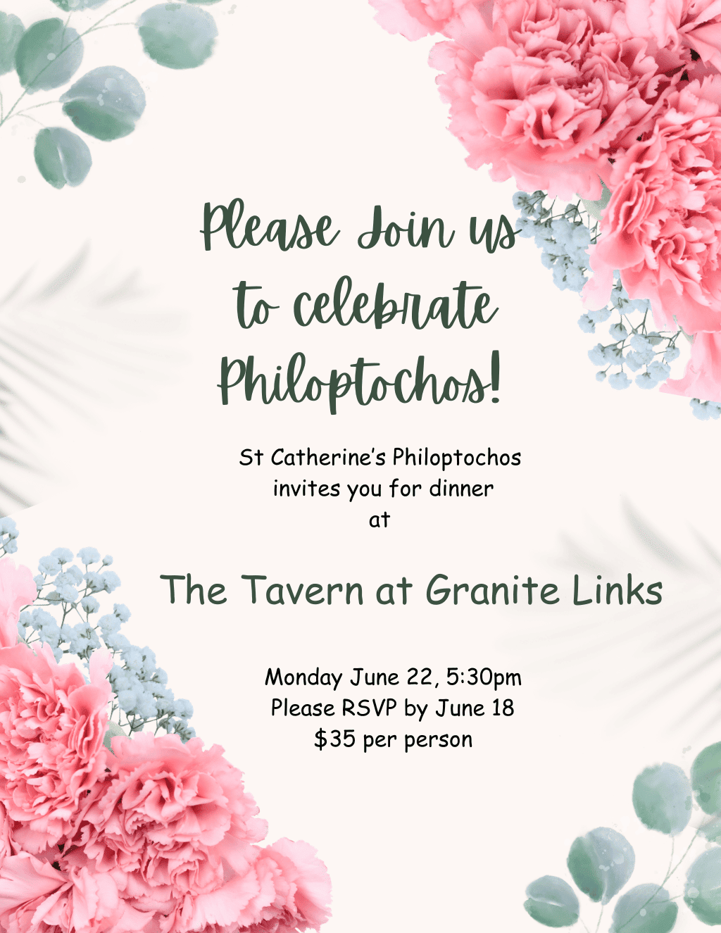 Philoptochos Dinner