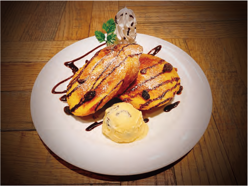 3. GINO THE CAFE特製フレンチトースト